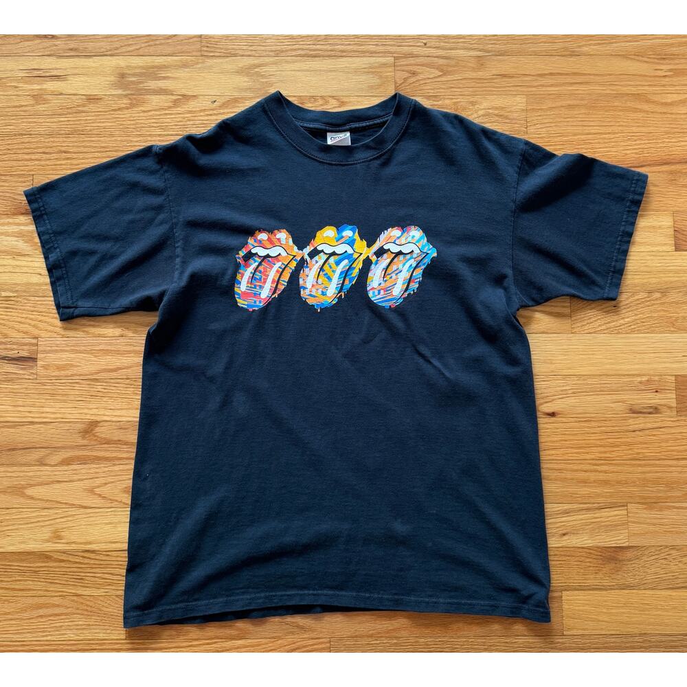 Vintage Rolling Stones 2002 Licks Tour Shirt Anvil World Tour Large